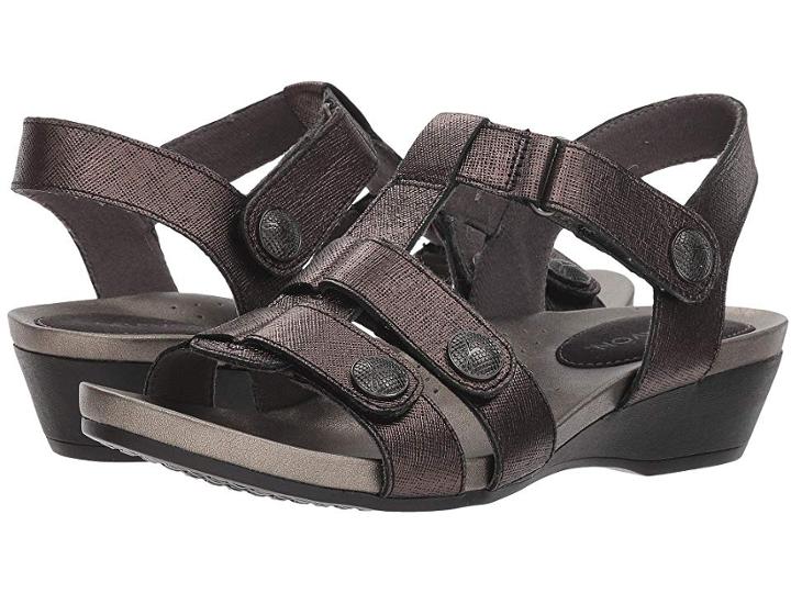 Aravon Standon Tbar (black) Women's  Shoes
