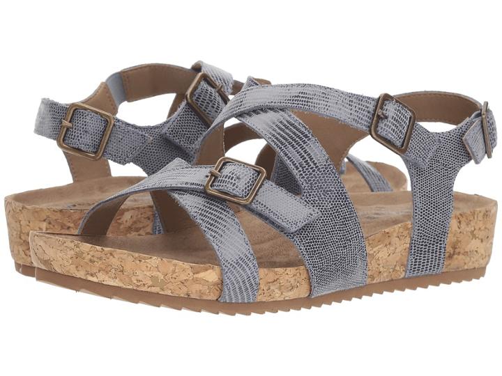 Walking Cradles Pacific (light Blue Patent Lizard Print Leather) Women's  Shoes