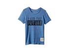The Original Retro Brand Kids I Am The Future Short Sleeve Tri-blend Tee (little Kids/big Kids) (streaky Blue) Boy's T Shirt