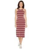 Culture Phit Indra Spaghetti Strap Striped Dress (wine) Women's Dress