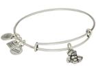 Alex And Ani Charity By Design Little Brown Bear Expandable Wire Bracelet (rafaelian Silver) Bracelet