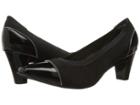 Walking Cradles Regent (black Micro/black Patent) Women's Shoes