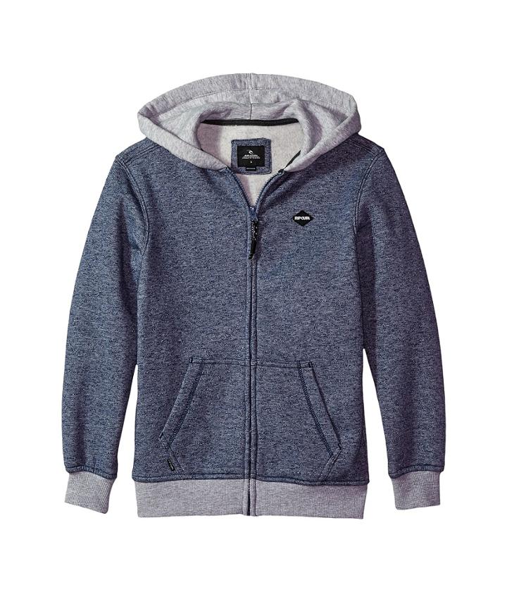 Rip Curl Kids Destination Fleece Sweatshirt (big Kids) (navy) Boy's Sweatshirt