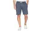 Nautica Marled Sweat Shorts (nite Sea Heather) Men's Shorts