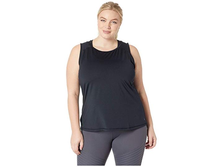 Shape Activewear Plus Size Stealth Tank (black) Women's Sleeveless