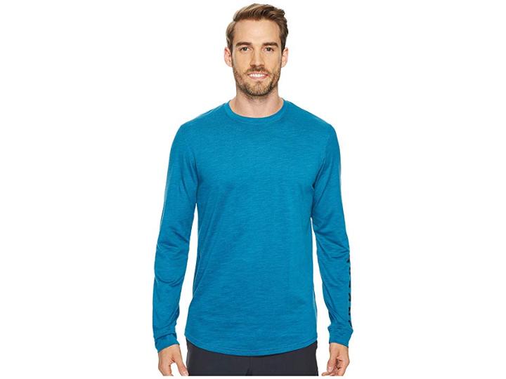 Under Armour Sportstyle Long Sleeve Graphic Tee (bayou Blue/academy) Men's T Shirt