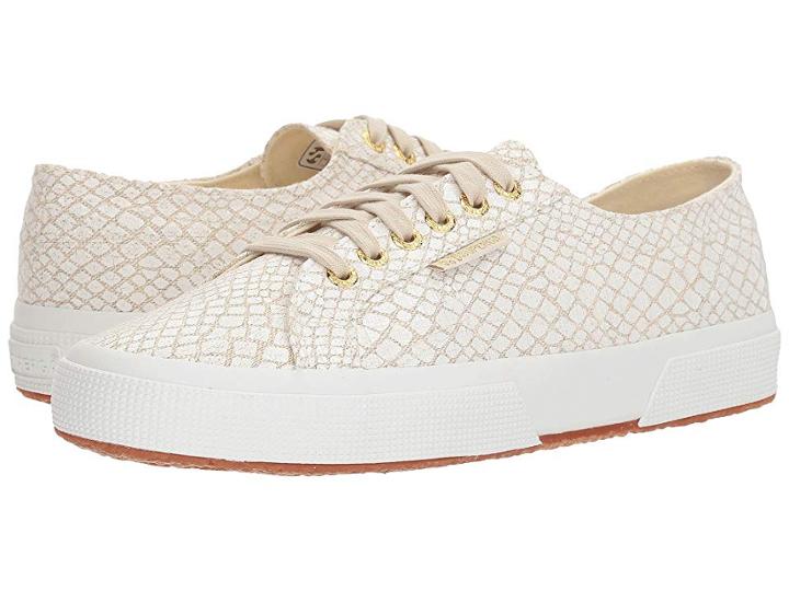 Superga 2750 Fantasycotlinenw Sneaker (white Multi) Women's Shoes