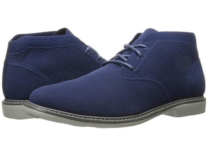 Mark Nason Weldon (navy Dressknit/charcoal Welt/gray Bottom) Men's Shoes