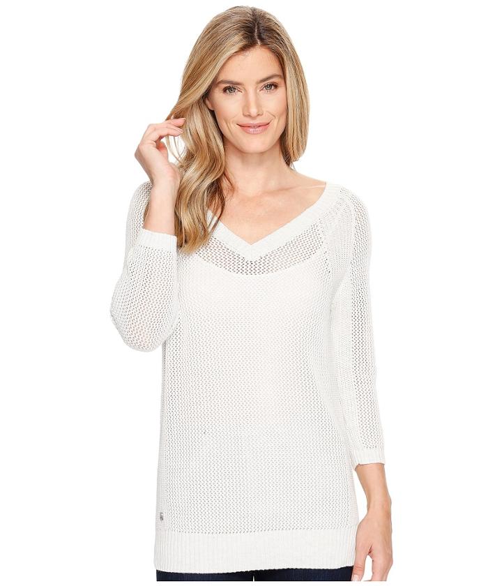Lole Mable Sweater (white Heather) Women's Sweater