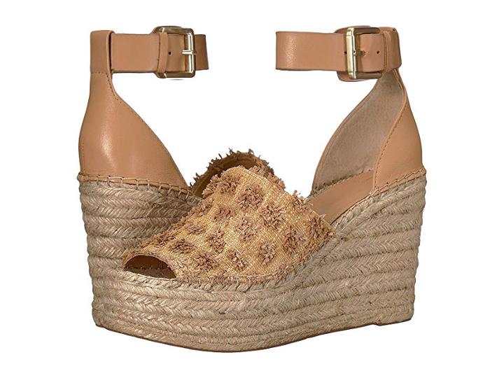 Marc Fisher Ltd Adalyn Espadrille Wedge (taupe/new Beige Paleni/fine Stetson) Women's Wedge Shoes