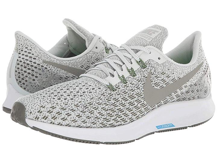 Nike Air Zoom Pegasus 35 (light Silver/dark Stucco/twilight Marsh) Men's Running Shoes