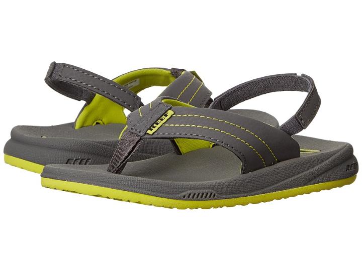 Reef Kids Grom Phantom (infant/toddler/little Kid/big Kid) (grey/green) Boys Shoes