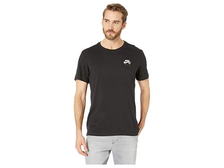 Nike Sb Nike Air Dry Tee (black/light Cream) Men's Clothing