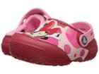 Crocs Kids Funlab Lined Minnie Clog (toddler/little Kid) (true Red) Girls Shoes