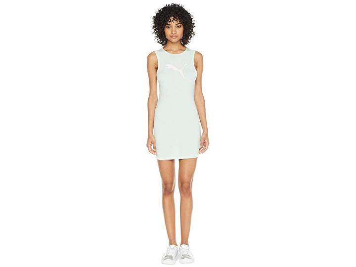 Puma Puma X Fenty By Rihanna Full Zip Jersey Cover-up Dress (bay) Women's Dress