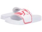 Puma Kids Leadcat (little Kid) (puma White/high Risk Red) Kid's Shoes