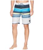 Quiksilver Eye Scallop 20 Boardshorts (cyan Blue) Men's Swimwear