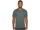 Nike Breathe Short Sleeve Training Top (vintage Green/outdoor Green/black) Men's Clothing