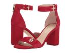 Tommy Hilfiger Sheerah (red Suede) Women's Shoes