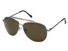 Timberland Tb7129 (shiny Gunmetal/brown) Fashion Sunglasses