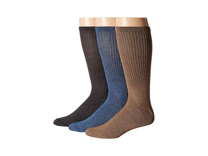 Sperry Soft Extreme Core Crew 3-pack (black Multi) Men's Crew Cut Socks Shoes