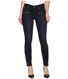 Paige Jane Zip Ultra Skinny W/ Caballo Inseam In Dayton No Whiskers (dayton No Whiskers) Women's Jeans