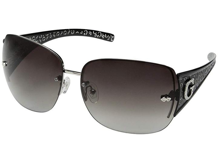 Guess Gu6489f (black/smoke Gradient Lens) Fashion Sunglasses