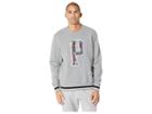 Puma Culture Clash Crew Neck (medium Gray Heather) Men's Clothing