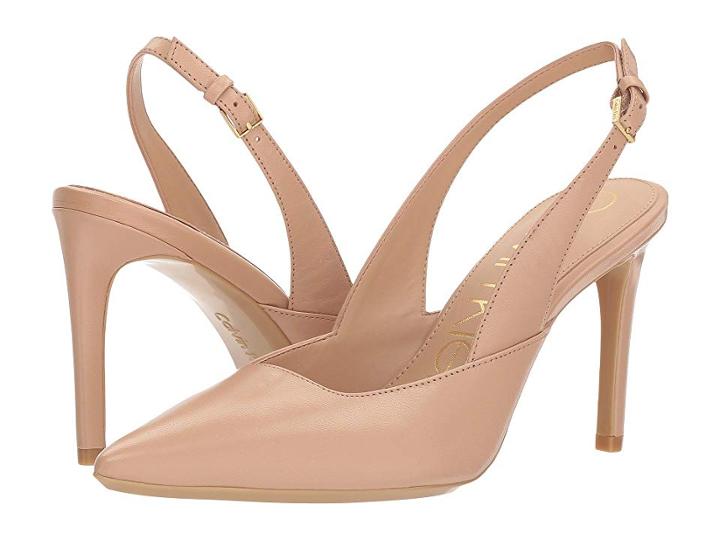 Calvin Klein Rielle Slingback Pump (desert Sand) High Heels