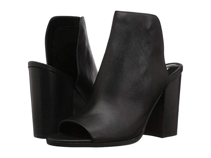 Steve Madden Tilt Bootie (black Leather) Women's Boots