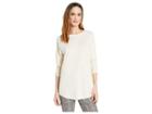 Lilla P Long Sleeve Cut Out Back (champagne) Women's Clothing