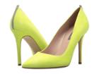 Sjp By Sarah Jessica Parker Fawn 100mm (caution Yellow Suede) Women's Shoes
