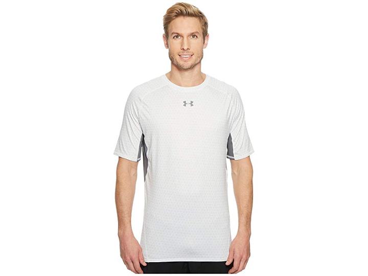 Under Armour Armour(r) Heatgear(r) Printed S/s Tee (white/#/graphite) Men's T Shirt