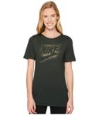 Nike Sportswear Essential Metallic Tee (outdoor Green) Women's Clothing