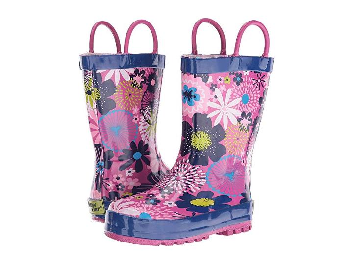 Western Chief Kids Sketchy Floral (toddler/little Kid) (fuchsia) Girls Shoes