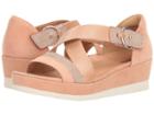 Earth Hibiscus (peach Silky Suede) Women's  Shoes