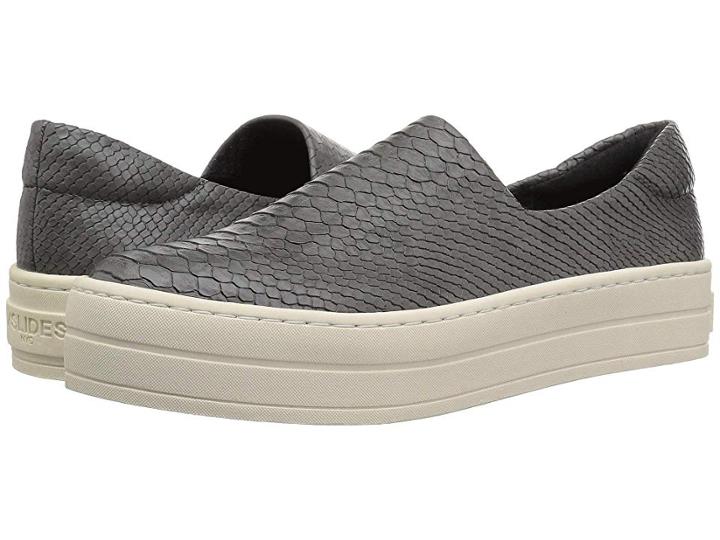 J/slides Harlow (grey Embossed Lux) Women's Shoes