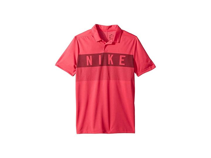 Nike Kids Dry Graphic Golf Polo (little Kids/big Kids) (rush Pink/rush Pink) Boy's Clothing