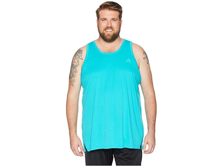 Adidas Big Tall Sport Tank Top (hi-res Aqua) Men's Sleeveless