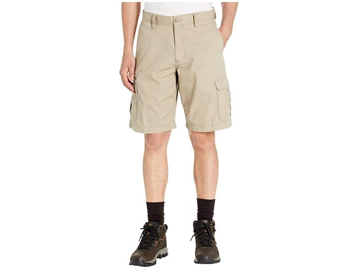 Eddie Bauer Versatrex Cargo Shorts (light Khaki) Men's Shorts