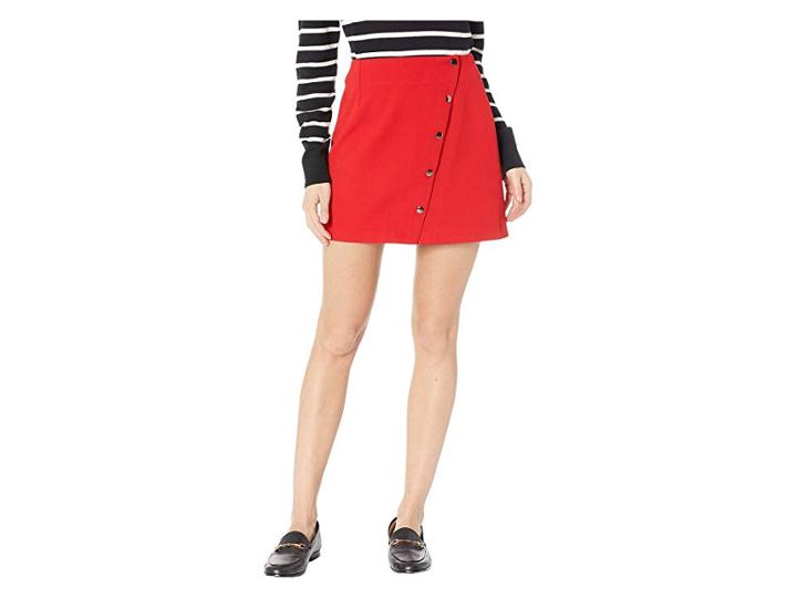 Astr The Label Evan Skirt (lipstick Red) Women's Skirt