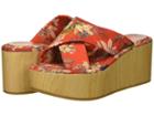 Dolce Vita Vinita (red Multi Floral Print) Women's Shoes