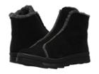 Sesto Meucci Virina (black Calf Suede/grey Fur/black Sole) Women's Shoes