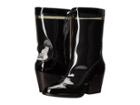 Love Moschino Chunky Heeled Rain Boot (black) Women's Rain Boots