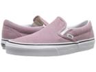Vans Classic Slip-ontm ((cotton Hemp) Elderberry/true White) Skate Shoes