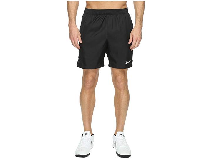 Nike Court Dry 7 Tennis Short (black/white/white) Men's Shorts