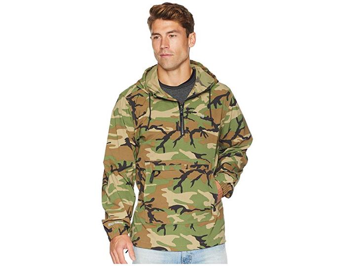 Brixton Patrol All Terrain Anorak Jacket (multi Camo) Men's Coat