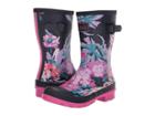 Joules Mid Molly Welly (navy All Over Floral) Women's Rain Boots