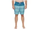 Nautica Big & Tall Big Tall Engineered Stripe Trunk (bali Bliss) Men's Swimwear