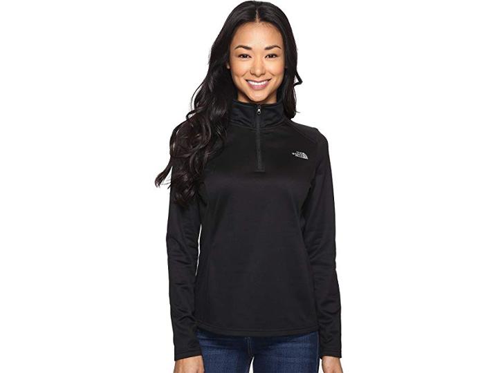 The North Face Tech Glacier 1/4 Zip (tnf Black) Women's Coat